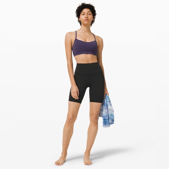 Black Lululemon Align Biker Shorts 8” Size 2 - Picture 4 of 7